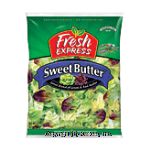Fresh Express Sweet Butter Salad Blend Sweet Blend Of Green & Red Butter Center Front Picture